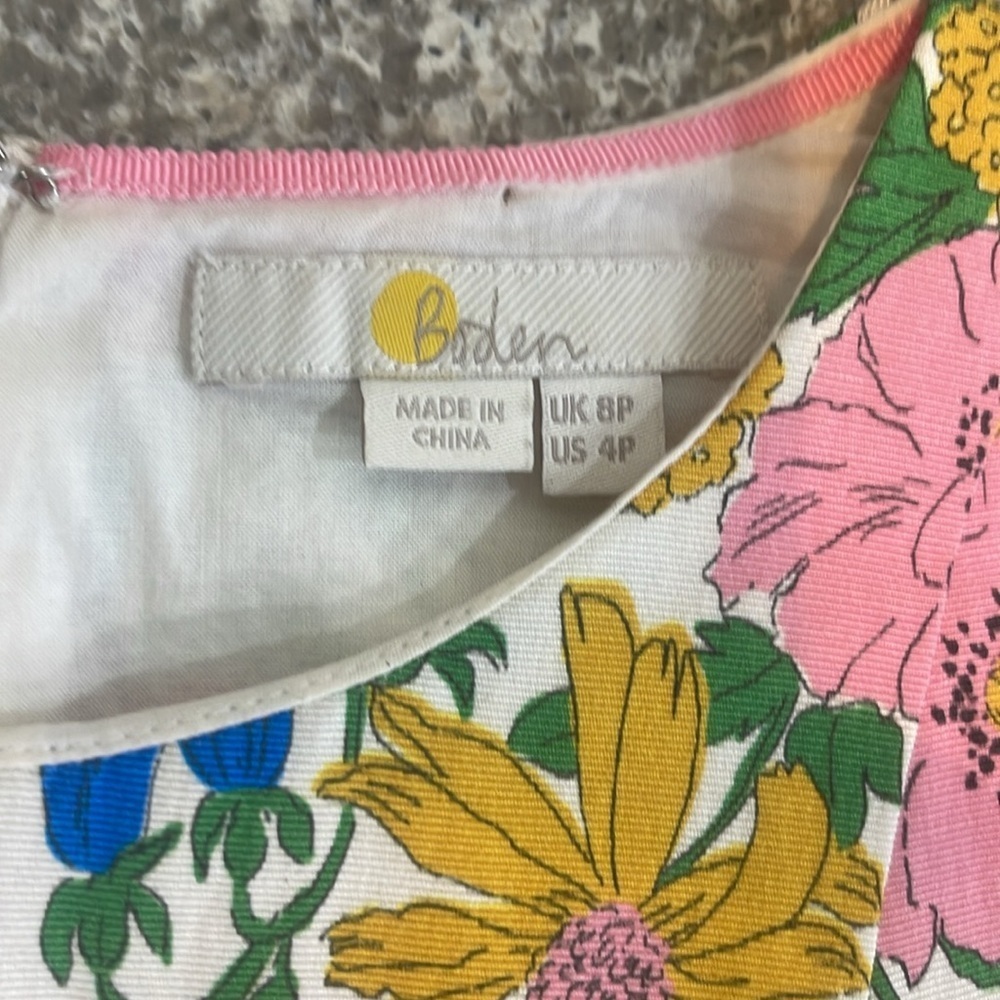 Boden Tara Floral Sleeveless Sundress - Picture 5 of 7